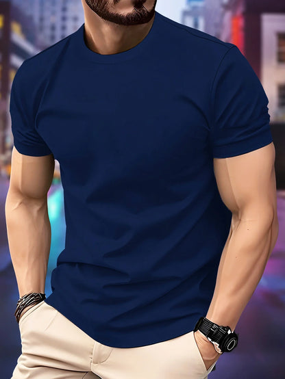 2026 New Spring / Summer Luxury Men's Fashion T-shirt Crewneck Casual Trend Y2K High-end High Quality Fi… - product view 3