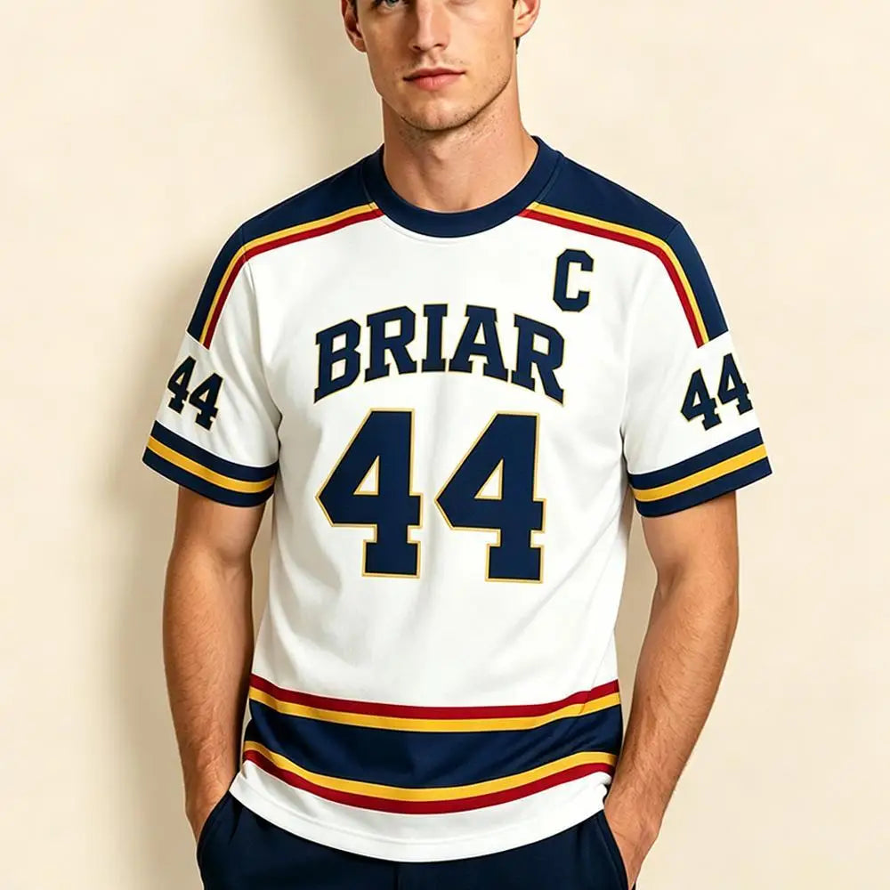 2026 Hot Off Campus Briar University Hockey Jersey Graham 44 DI LAURENTIS 66 Cosplay T-shirt Men Women S… - product view 2