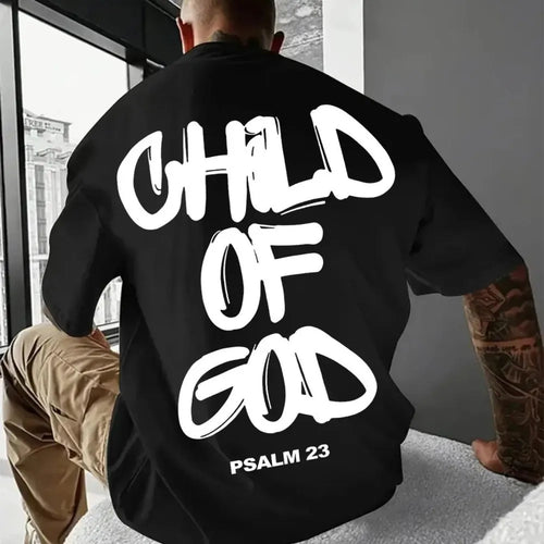 Fashionable Summer Men's Summer Religious Letter Printed Comfortable Breathable Round Neck T-shirt Outdo…