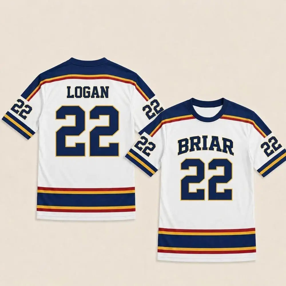 2026 Hot Off Campus Briar University Hockey Jersey Graham 44 DI LAURENTIS 66 Cosplay T-shirt Men Women S… - product view 4