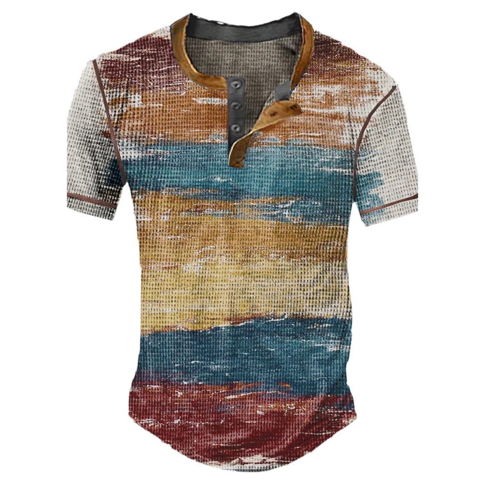 Men's Oversized Printed Shirt