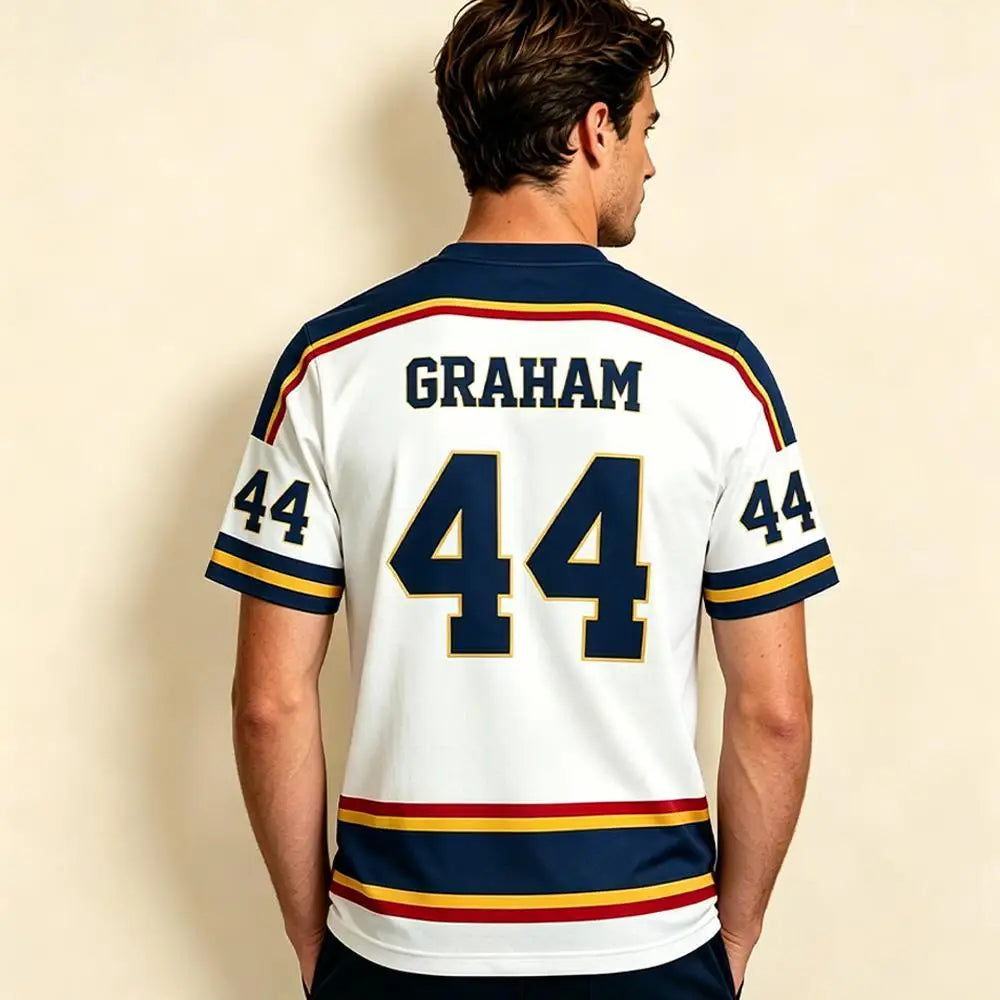 2026 Hot Off Campus Briar University Hockey Jersey Graham 44 DI LAURENTIS 66 Cosplay T-shirt Men Women S… - product view 3